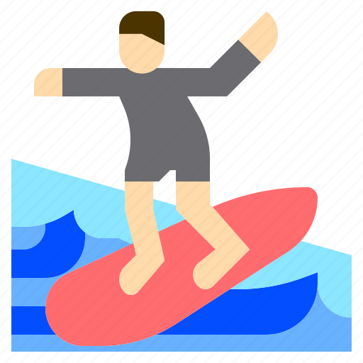 Beach, man, nature, sea, sport, surfing, workout icon - Download on Iconfinder