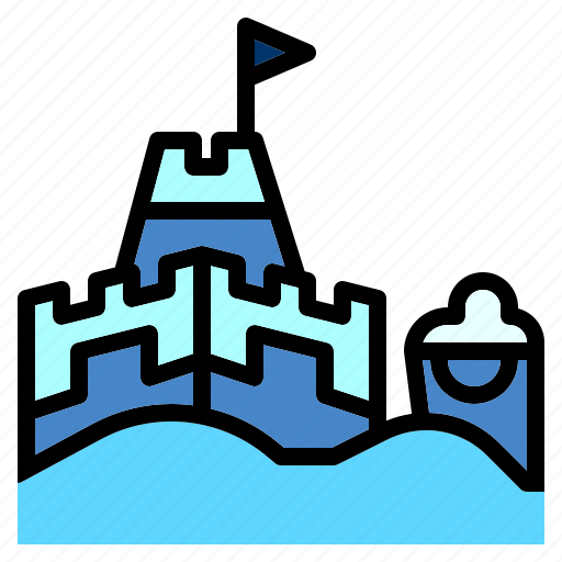 Beach, castle, holiday, kid, nature, sand icon - Download on Iconfinder