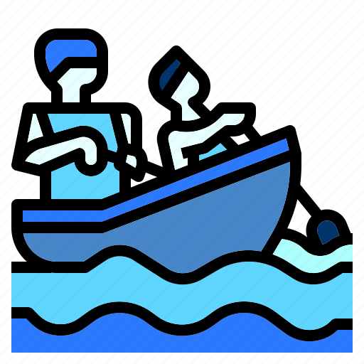 Boat, canoe, kayak, paddle, sport icon - Download on Iconfinder