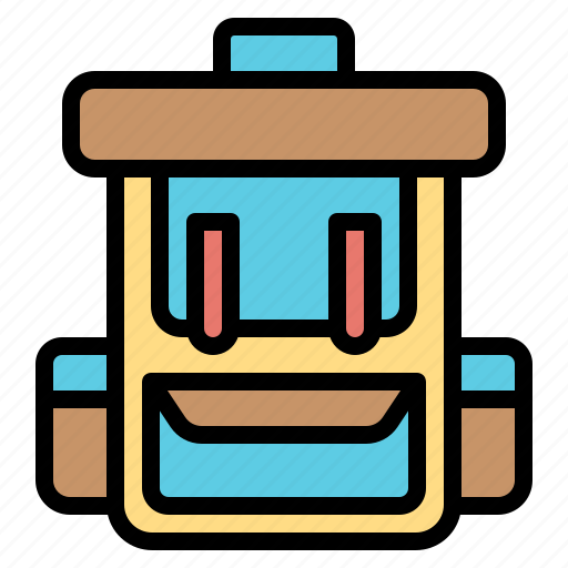 Backpack, bag, baggage, camping, luggage, travel icon - Download on Iconfinder