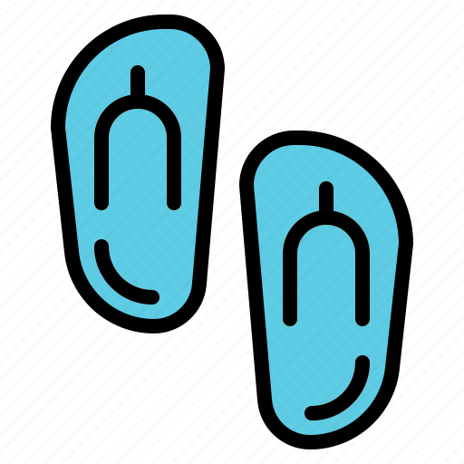 Flip, flop, footwear, sandals, slipper, slippers icon - Download on Iconfinder