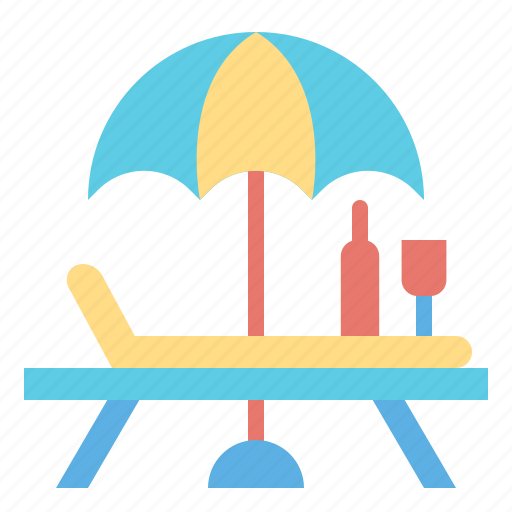 Chair, deck, seat, summer, summertime icon - Download on Iconfinder