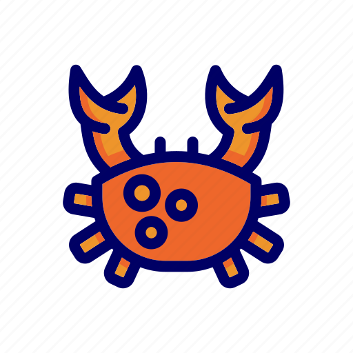 Crab, sea, animal, food, restaurant, cooking icon - Download on Iconfinder