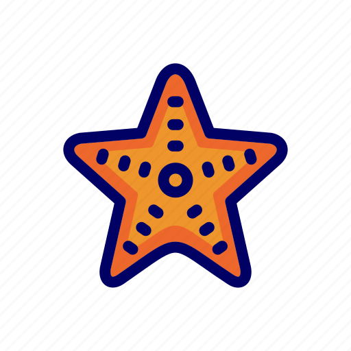 Starfish, sea, summer, animal, decoration icon - Download on Iconfinder