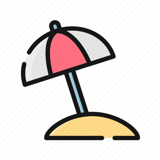 Beach, heat, hot, rain, summer, sun, umbrela icon - Download on Iconfinder