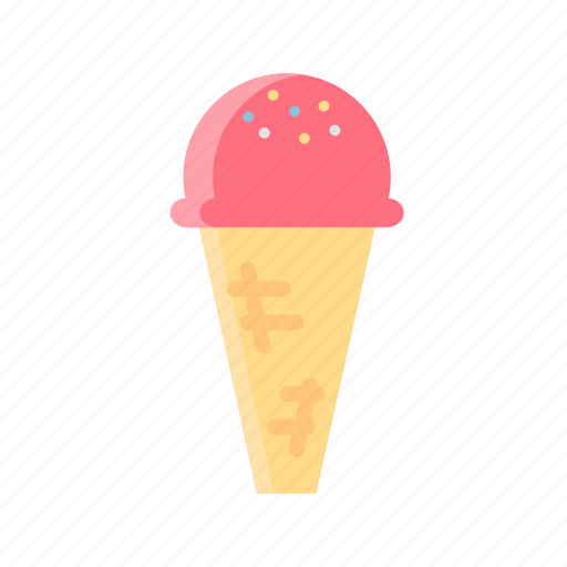 Cold, cone, cream, dessert, food, ice, sweet icon - Download on Iconfinder