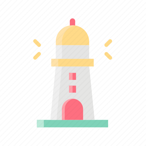 Beach, guide, house, lighthouse, ocean, sea, tower icon - Download on Iconfinder