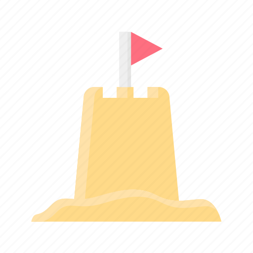 Beach, building, castle, fortress, sand, summer, tower icon - Download on Iconfinder