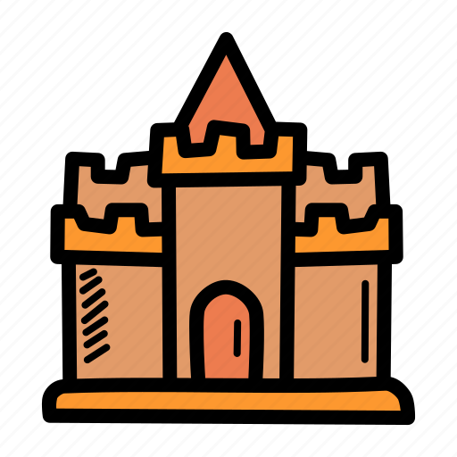 Beach, castle, play, sand icon - Download on Iconfinder