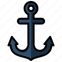 anchor, marine, ship, boat, vessel, sea