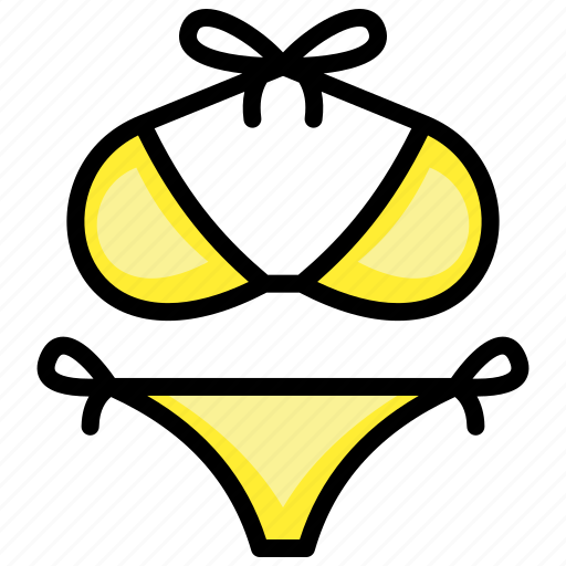 Bikini, underwear, bra, swimsuit, fashion, beach icon - Download on Iconfinder