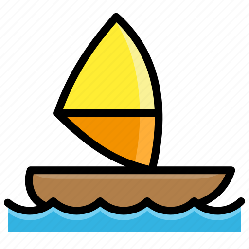 Sail, ship, boat, vessel, sea, beach icon - Download on Iconfinder