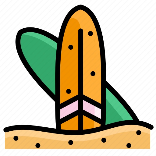 Surfboard, surfing, surf, sport, beach, summer icon - Download on Iconfinder
