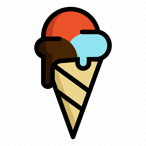 Beach, cone, cream, ice, summer icon - Download on Iconfinder