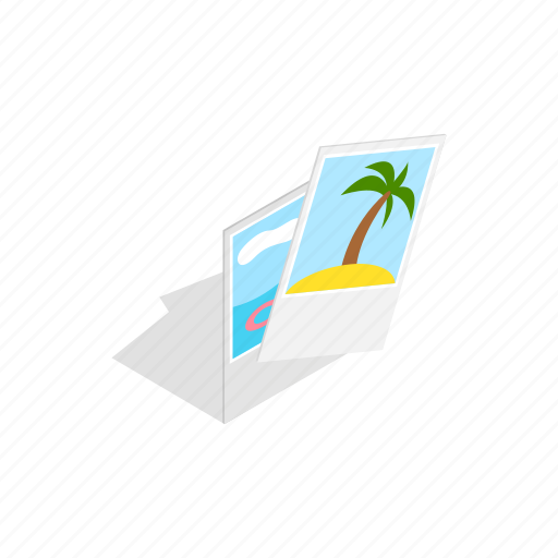 Isometric, photo, photographs, photography, travel, vacation icon - Download on Iconfinder