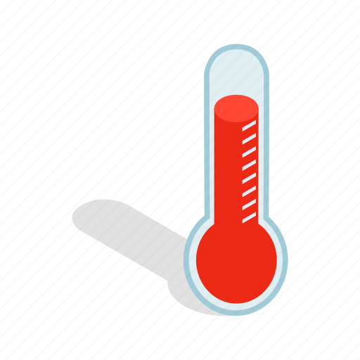 Climate, heat, isometric, season, temperature, thermometer, weather icon - Download on Iconfinder