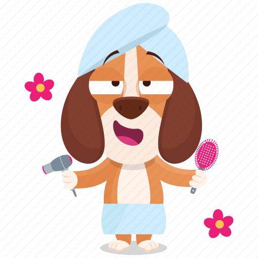 Beagle, beauty, emoji, emoticon, smiley, sticker icon - Download on Iconfinder