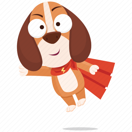 Beagle, emoji, emoticon, hero, smiley, sticker icon - Download on Iconfinder