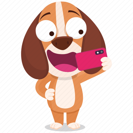 Beagle, emoji, emoticon, selfie, smiley, sticker icon - Download on Iconfinder