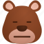 animal, bear, cute, dissapointed, emoji, teddy 