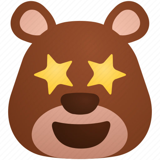 Animal, bear, cute, excited, nature icon - Download on Iconfinder