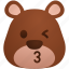 bear, emoji, eyes, kissing, panda, teddy, wink 