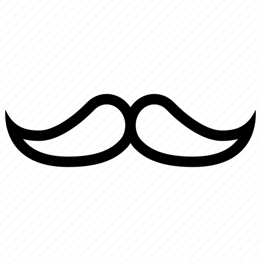 English, mustache icon - Download on Iconfinder