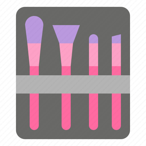 Beauty, brushes, cosmetic, kit, makeup icon - Download on Iconfinder