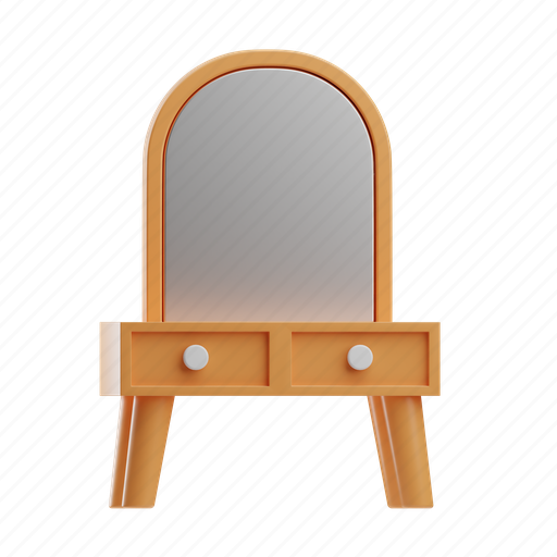 Mirror, bathroom, beauty, cosmetics, glass, salon, reflection 3D illustration - Download on Iconfinder
