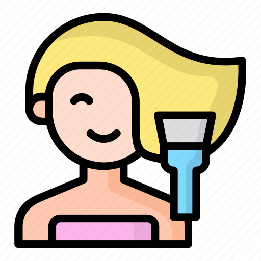 Beauty, hair, dye, fashion, woman icon - Download on Iconfinder