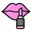 beauty, lipstick, lips, woman, cosmetics 