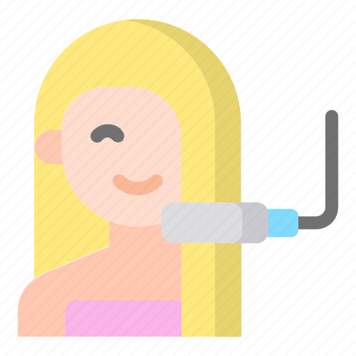 Beauty, hair, straightener, woman, salon icon - Download on Iconfinder