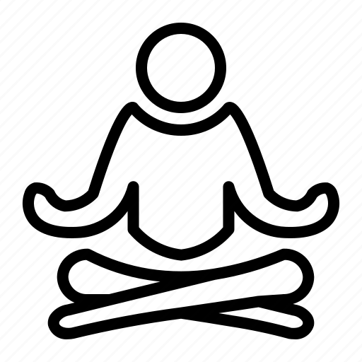 Meditation, yoga, exercise, training icon - Download on Iconfinder