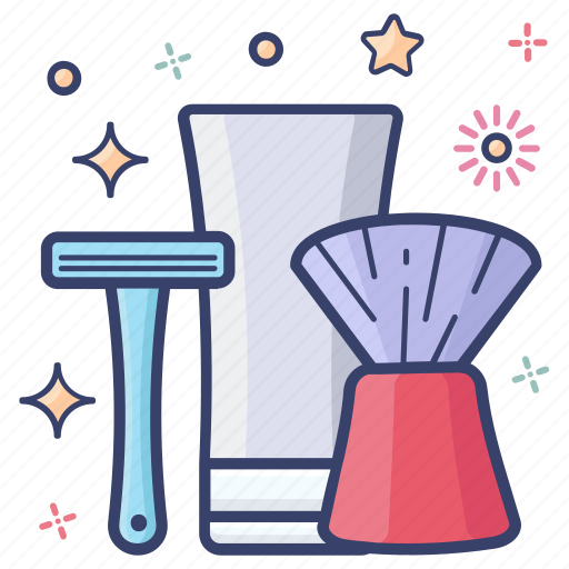 Depilatory products, men's salon products, shave set, shaving kit, spa products icon - Download on Iconfinder