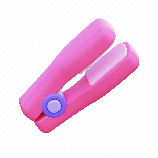 Hair, straightner, beauty, treatment, cosmetic 3D illustration - Download on Iconfinder