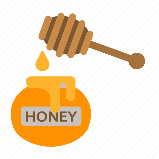 Dip, honey, honey dipper, honey stick, honey wand, sweet, honey spoon icon - Download on Iconfinder