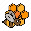 bee, beehive, hive, honey, honeycomb, farm, apiary