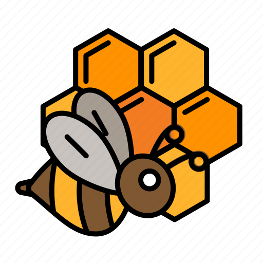 Bee, beehive, hive, honey, honeycomb, farm, apiary icon - Download on Iconfinder