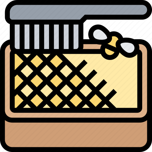 Brush, colony, harvest, beehive, apiculture icon - Download on Iconfinder