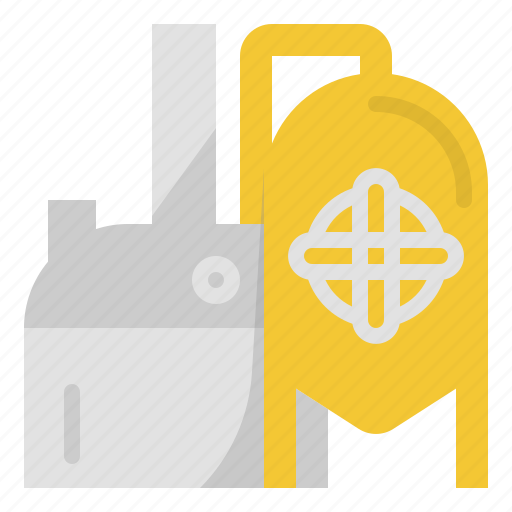Beer, brew, brewery, factory, fermentation, manufacturing icon - Download on Iconfinder