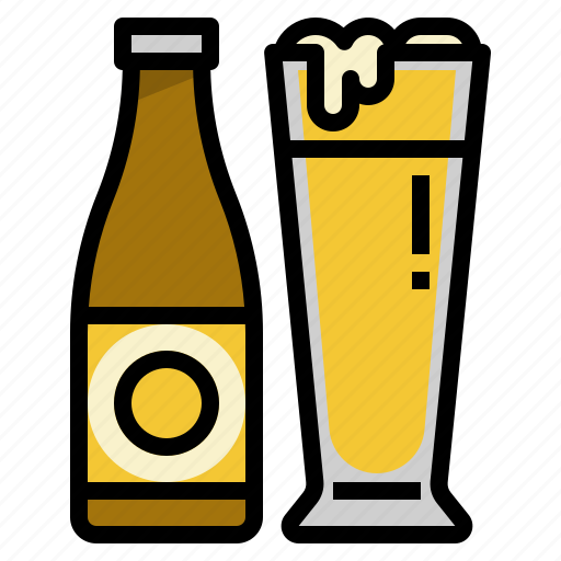 Beer, bottle, drink, glass icon - Download on Iconfinder