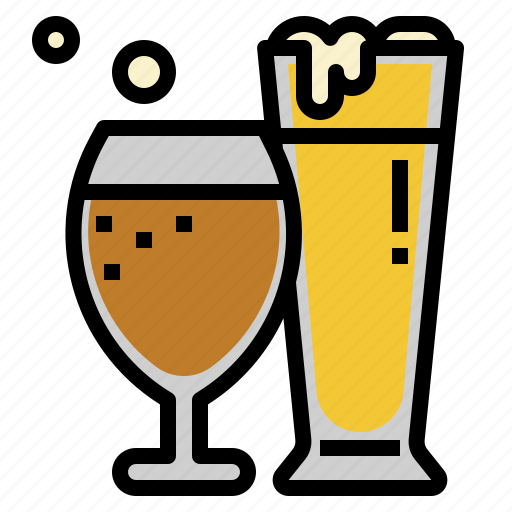 Beer, beverage, drink, glasses icon - Download on Iconfinder