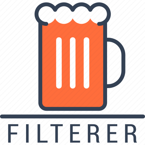 Drink, beer, alcohol, filterer, mug icon - Download on Iconfinder