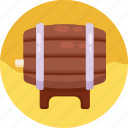 wine, beer, barrel