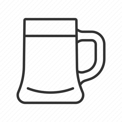 Mug, beer, beverage, pub, drink, alcohol, glass icon - Download on Iconfinder