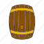 alcohol, barrel, beer, cartoon, keg, old, wooden 