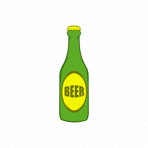 Alcohol, beer, bottle, cap, cartoon, cool, light icon - Download on Iconfinder