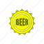 alcohol, bar, beer, beverage, cap, cartoon, metal 