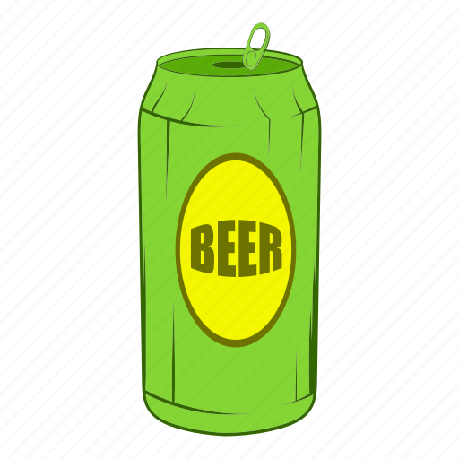 Alcohol, aluminum, beer, beverage, can, cartoon, metal icon - Download on Iconfinder