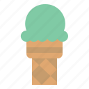 cone, icecream, sweet